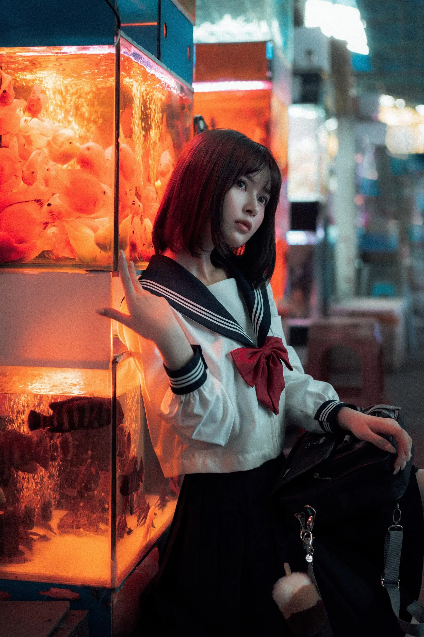 河豚抚子 – NO.11 金鱼jk [25P]插图8